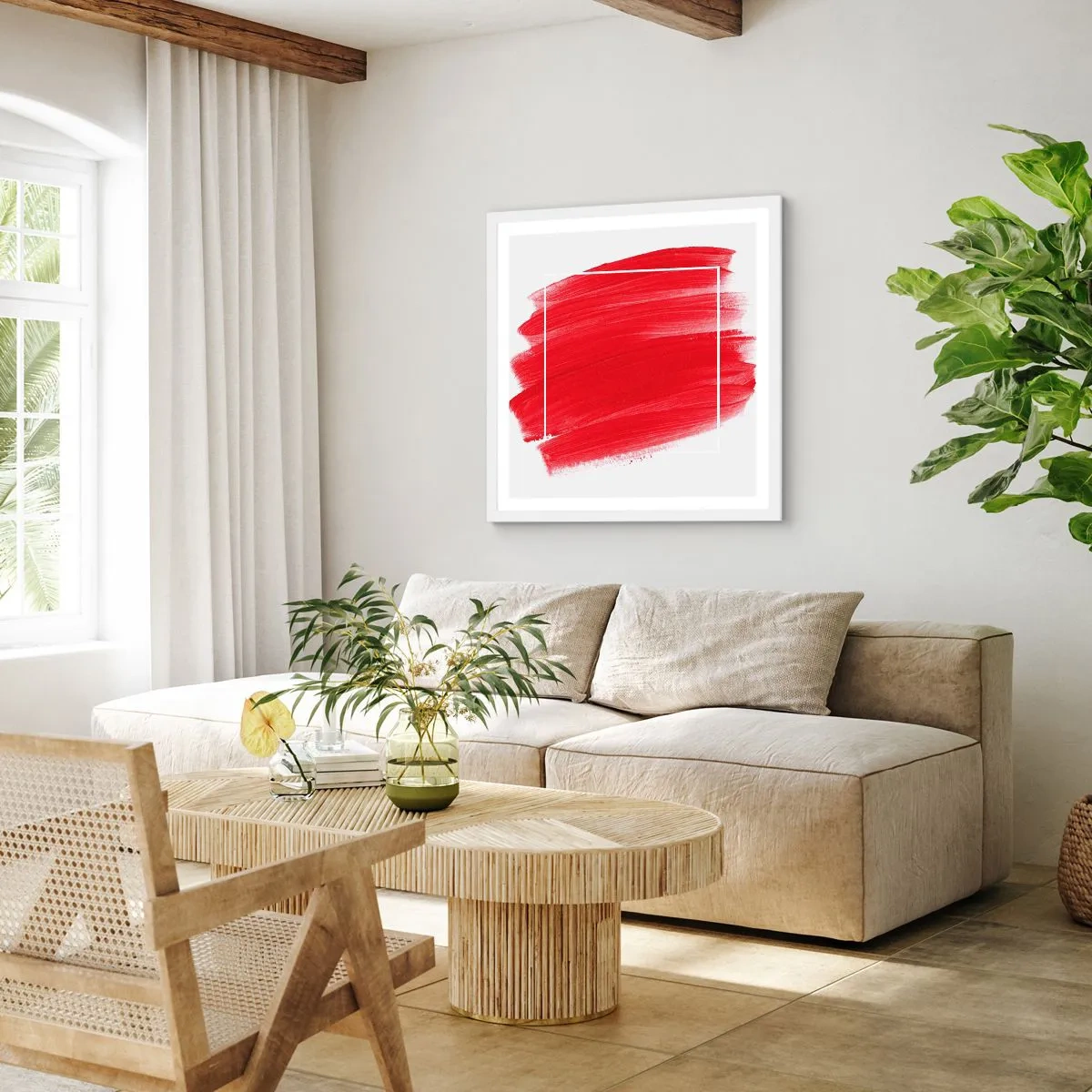 Plakát v bílém rámu - Mimo rám - 50x50 cm