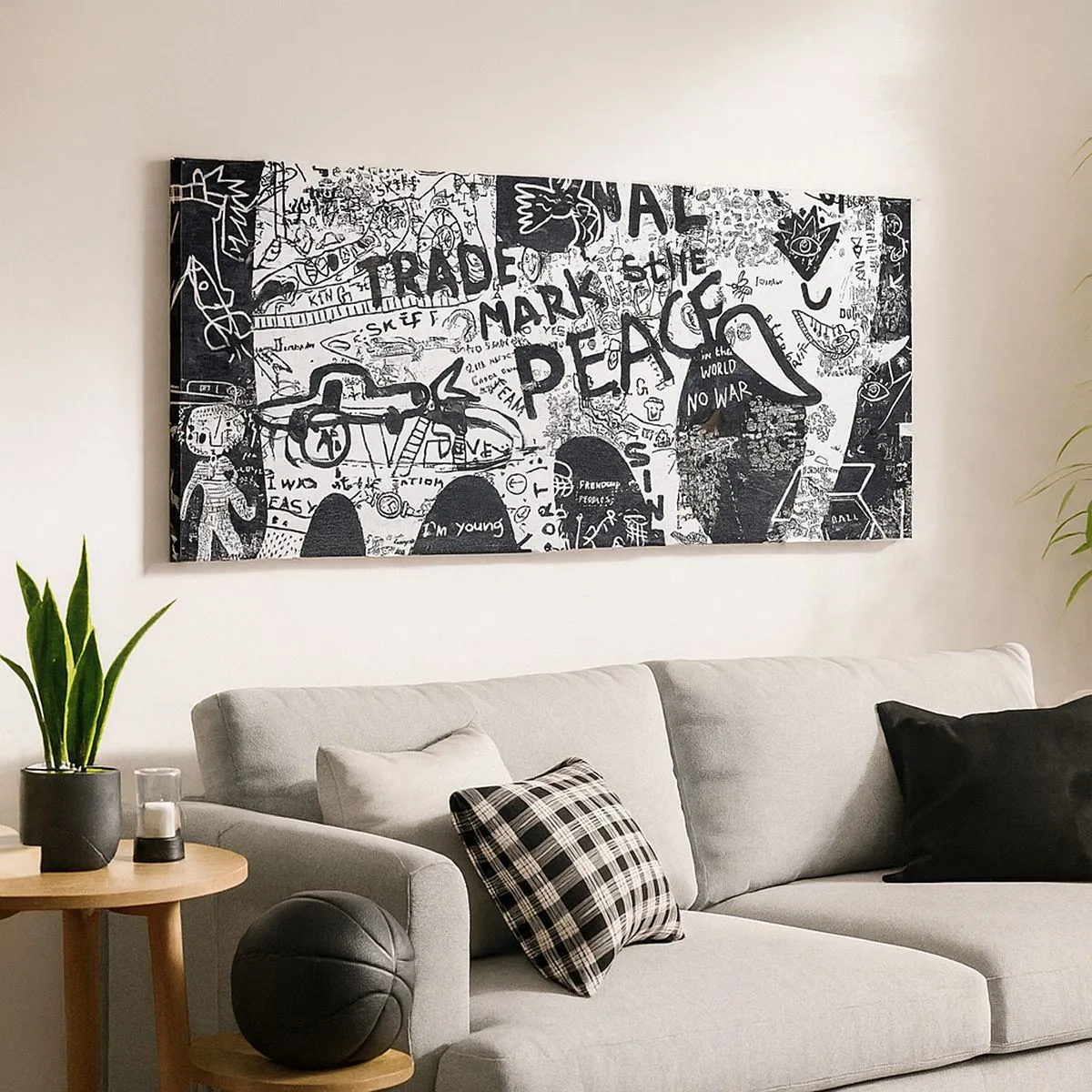 Obraz na plátně - Bohatý svět ulice - 100x40 cm