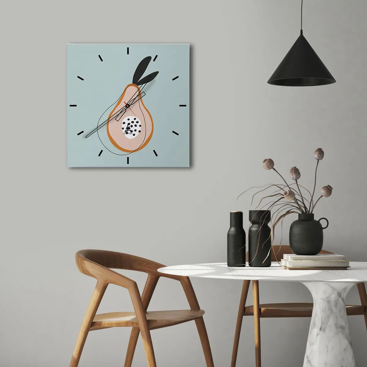 Nástěnné hodiny - Pronikání do podstaty věcí - 30x30 cm