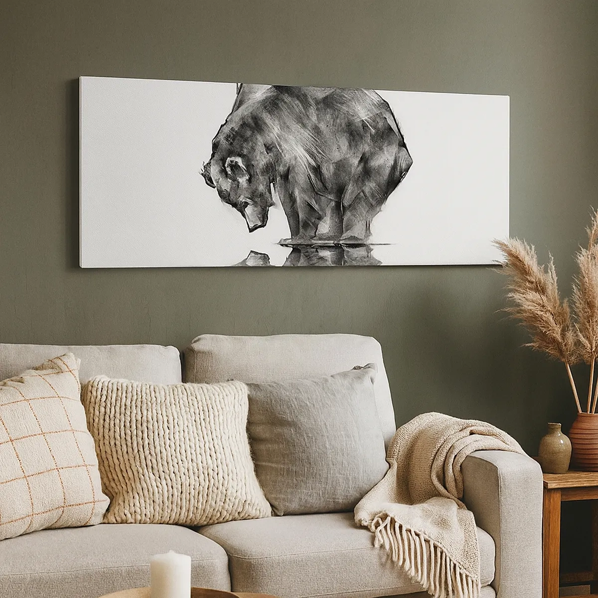 Obraz na plátně - Je příjemné se sekat s někým blízkým - 30x30 cm