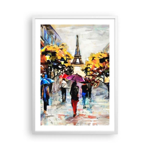 Plakát v bílém rámu - Na podzim zvlášť krásný - 50x70 cm