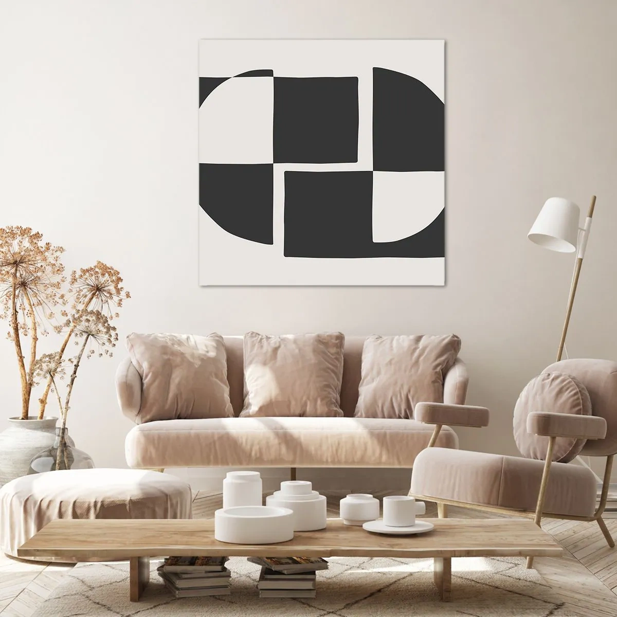 Obraz na plátně - Antitéza – syntéza - 70x70 cm