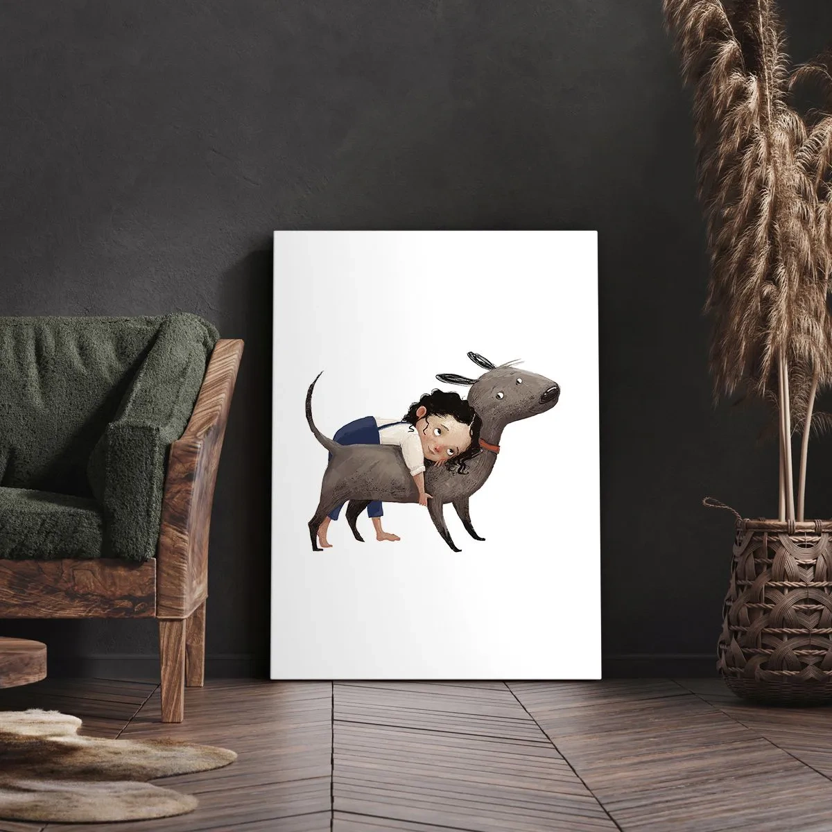 Obraz na plátně - Nejlepší přátelé - 50x70 cm