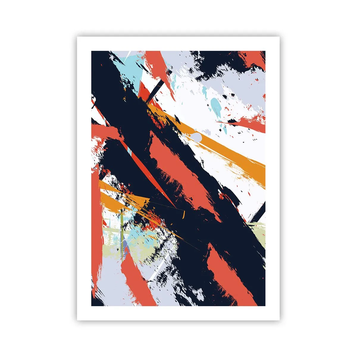 Plakát - Dynamická kompozice - 50x70 cm