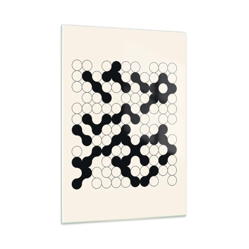 Obraz na skle - Čínská hra – variace - 50x70 cm