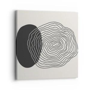 Obraz na plátně - Trvání a kmitání - 30x30 cm