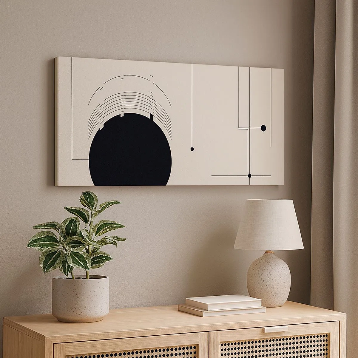 Obraz na plátně - Pružná a dynamická kompozice - 100x40 cm