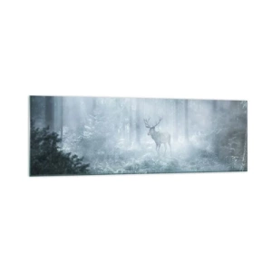 Obraz na skle - Ranní obchůzka sídliště - 160x50 cm