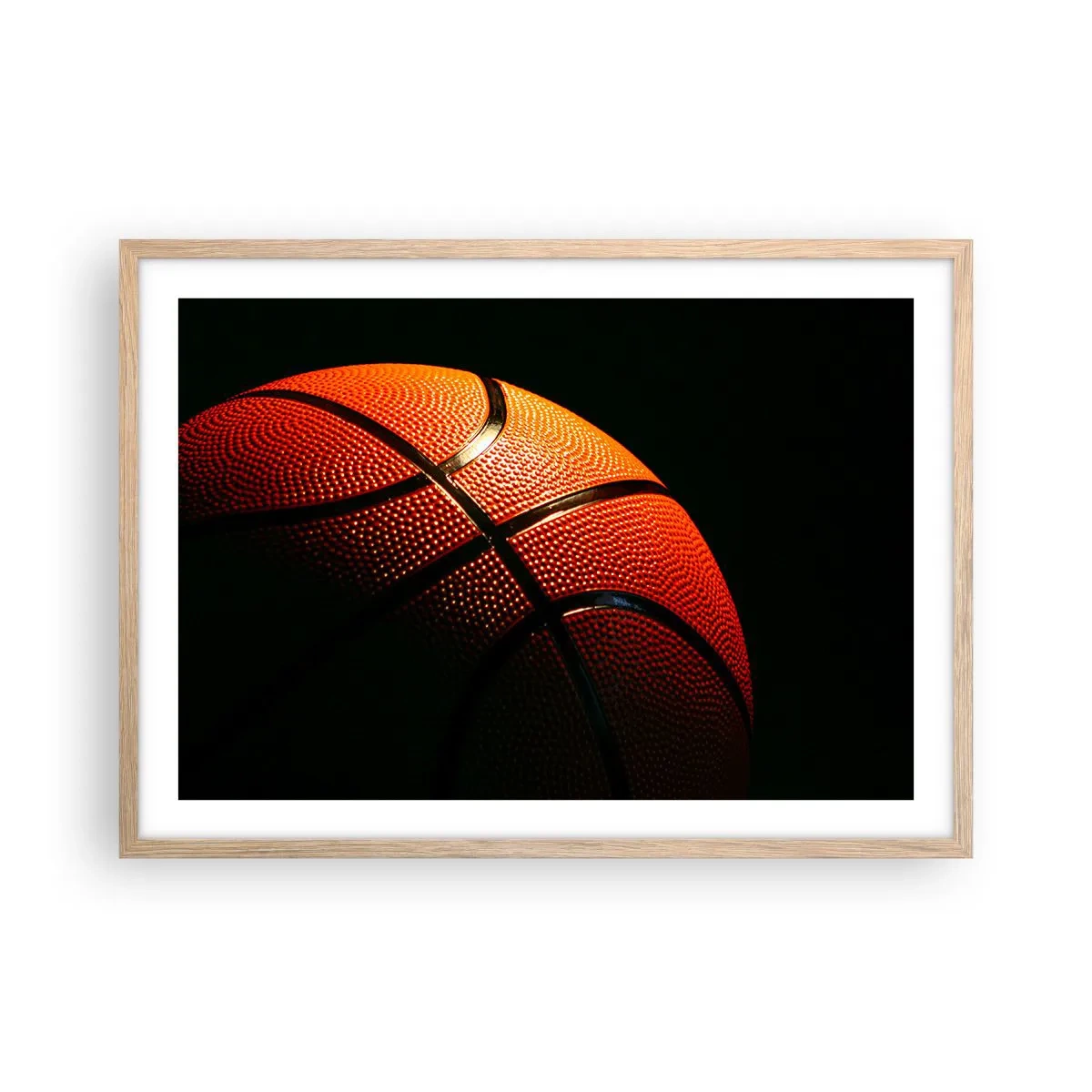 Plakát v rámu světlý dub - Krásná jako planeta - 70x50 cm