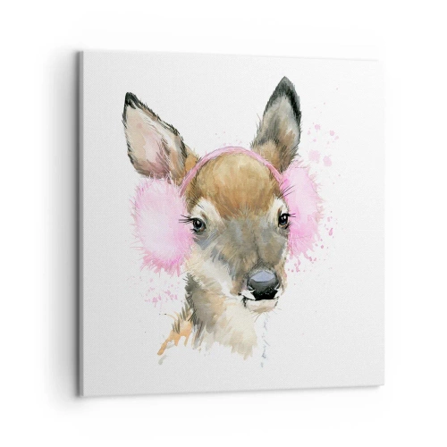 Obraz na plátně - A mráz už není tak hrozný - 50x50 cm