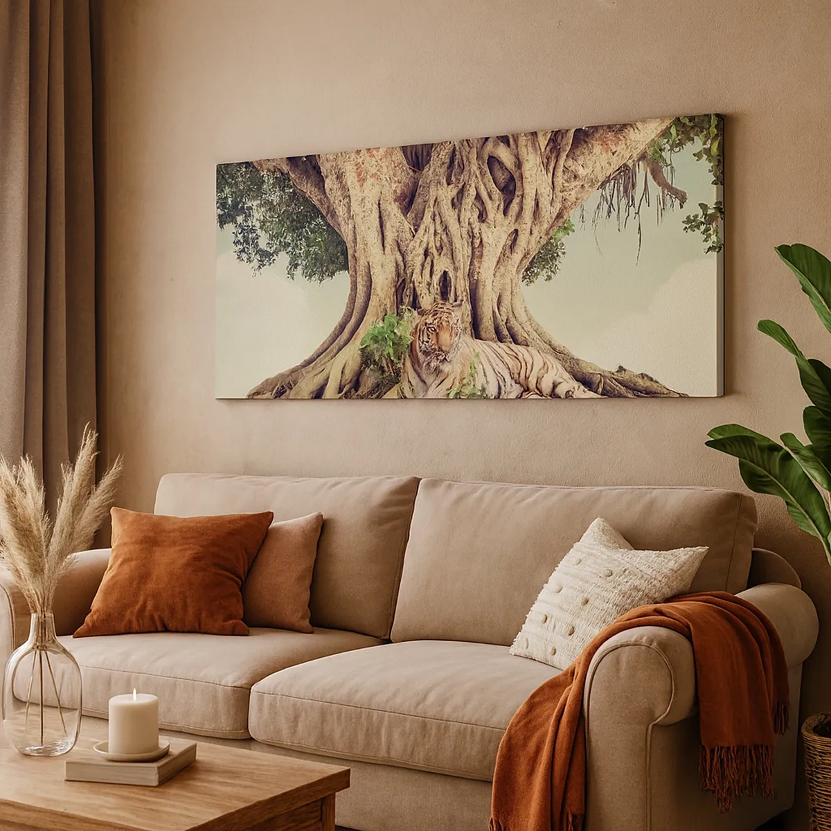 Obraz na plátně - Pohled z knihy Mojžíšovy - 30x30 cm