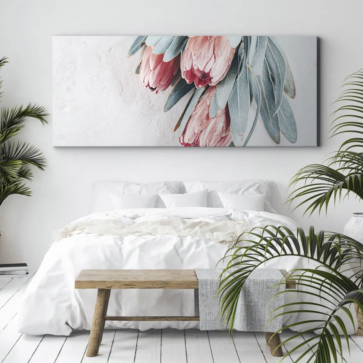 Obraz na plátně - Zahanbené svou vlastní krásou - 140x50 cm