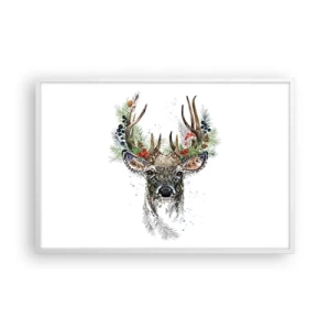 Plakát v bílém rámu - Ve slavnostním rouchu - 91x61 cm