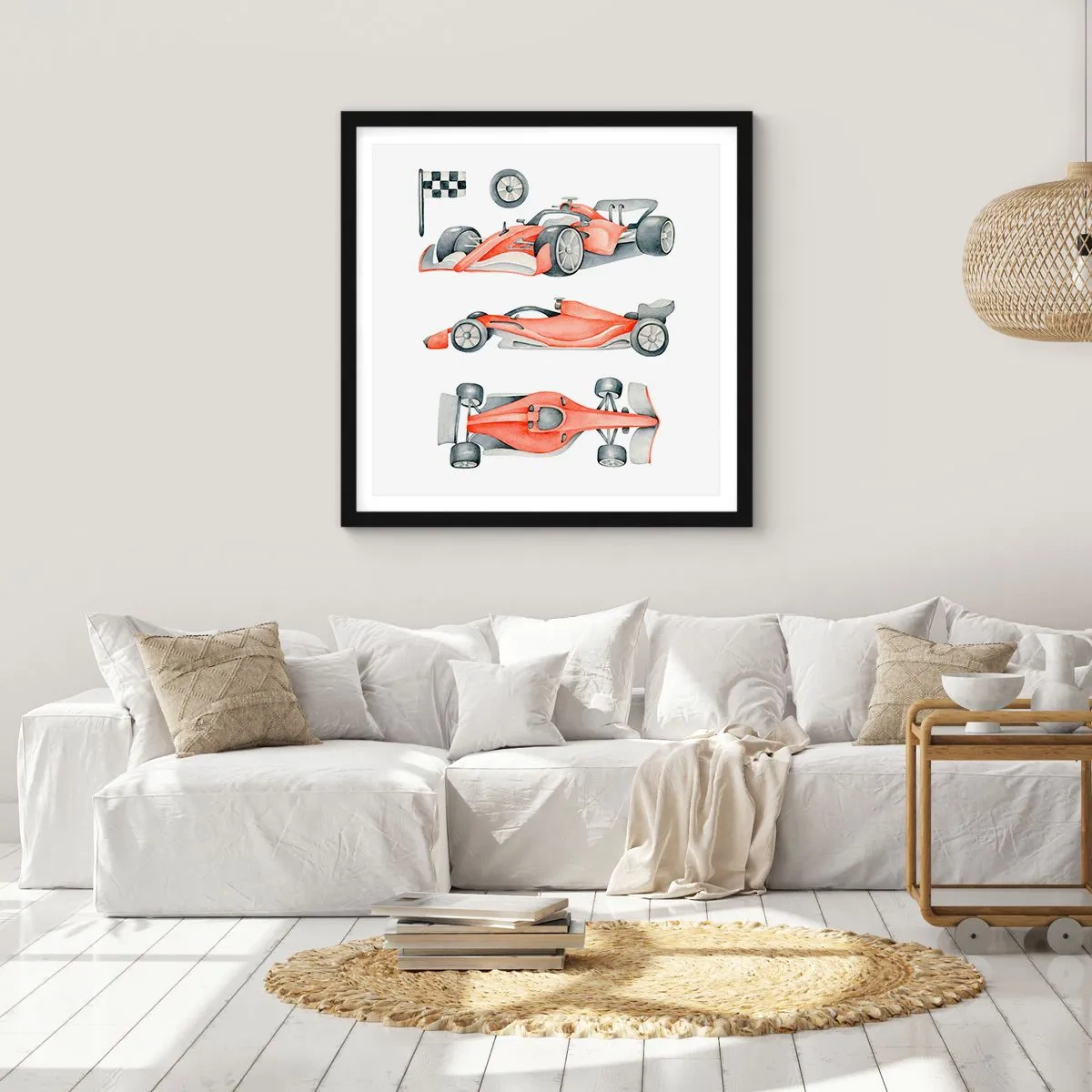 Plakát v černém rámu - Dohnat sen - 60x60 cm