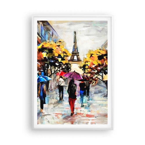 Plakát v bílém rámu - Na podzim zvlášť krásný - 70x100 cm