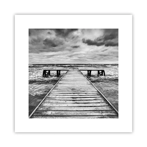 Plakát - Čekám na vítr, co rozfouká… - 30x30 cm