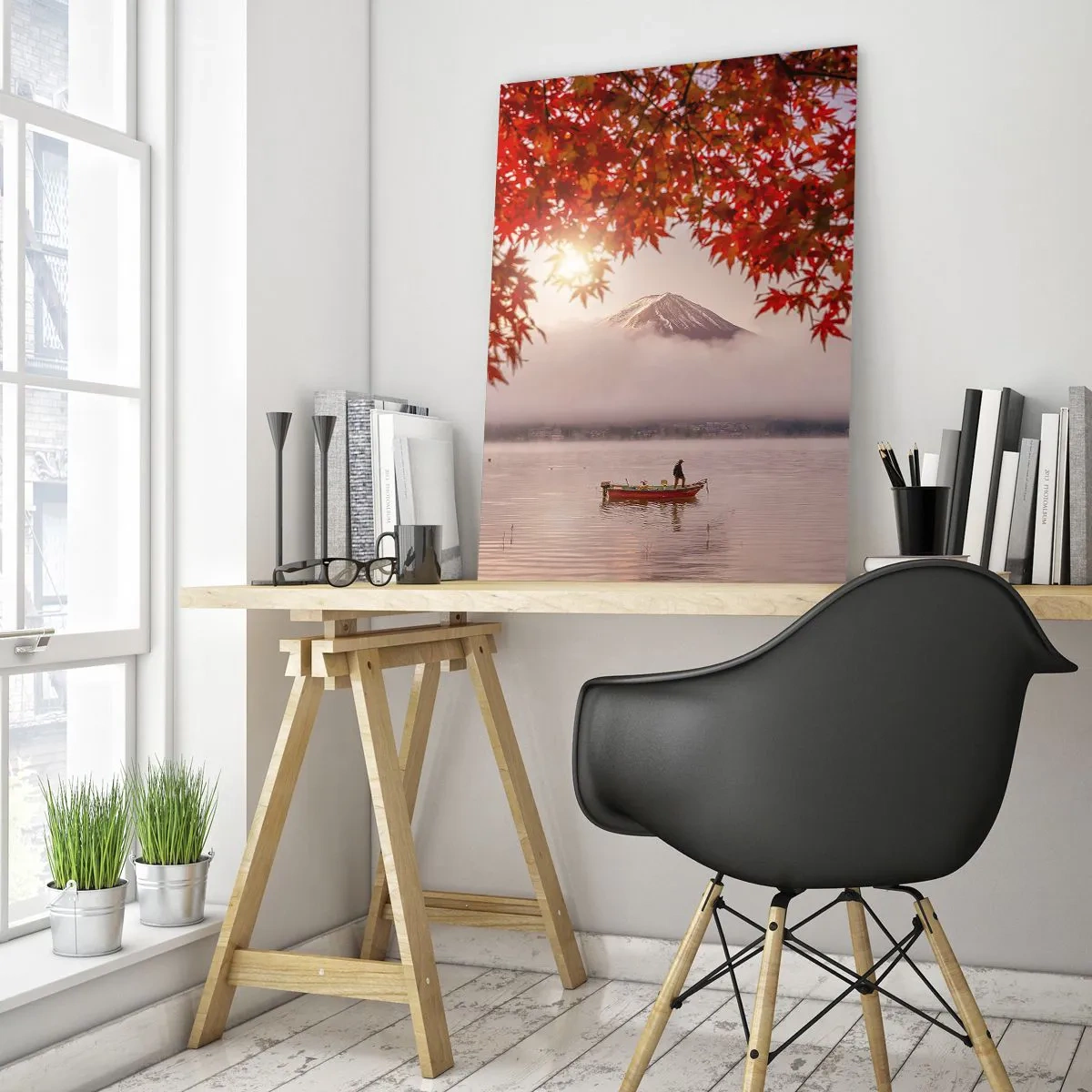 Obraz na skle - V japonském stylu - 50x70 cm