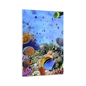 Obraz na skle - Co víme o životě… - 70x100 cm