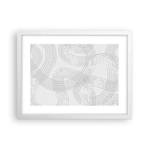 Plakát v bílém rámu - Snadné východisko neexistuje - 40x30 cm