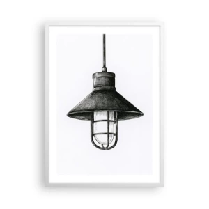 Plakát v bílém rámu - Jako před lety… - 50x70 cm