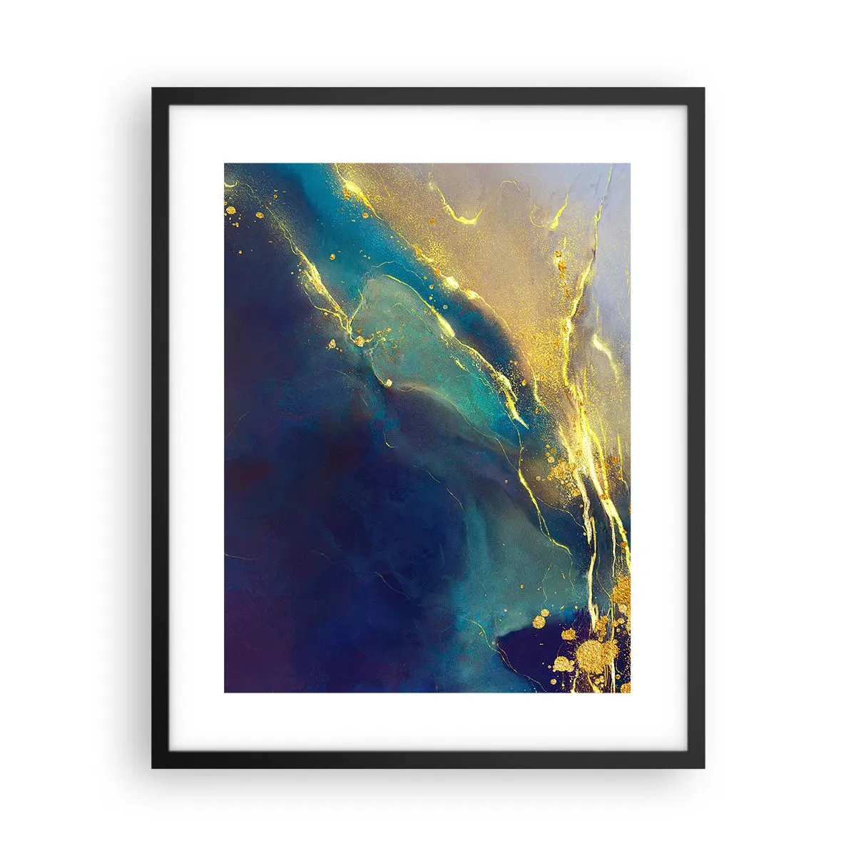 Plakát v černém rámu - Zlatý močál - 40x50 cm