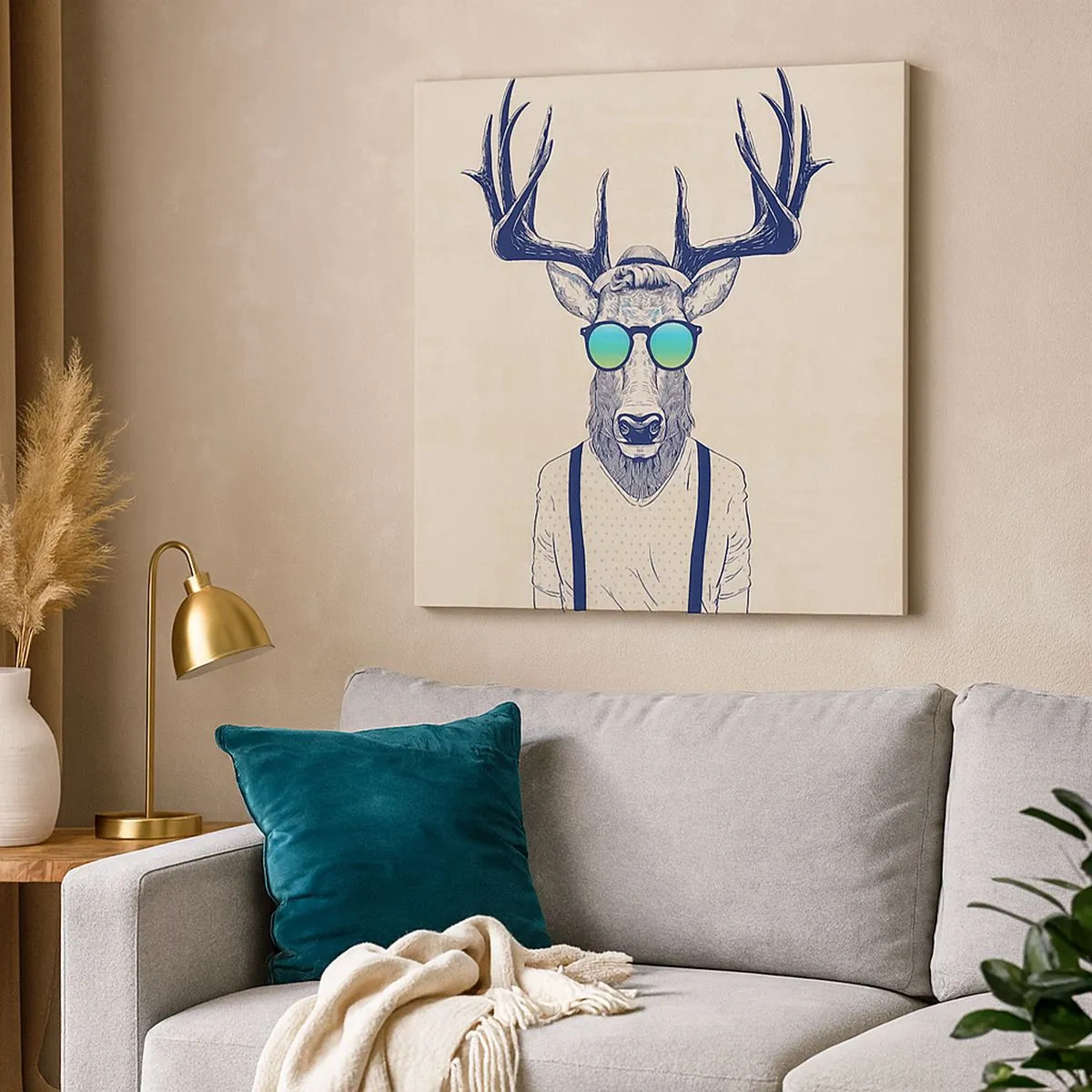 Obraz na plátně - A koho jsi čekal? - 30x30 cm