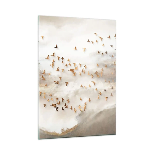 Obraz na skle - Je čas… - 50x70 cm