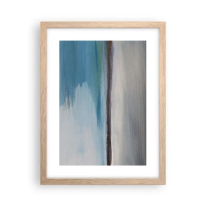 Plakát v rámu světlý dub - Horizontální krajina - 30x40 cm
