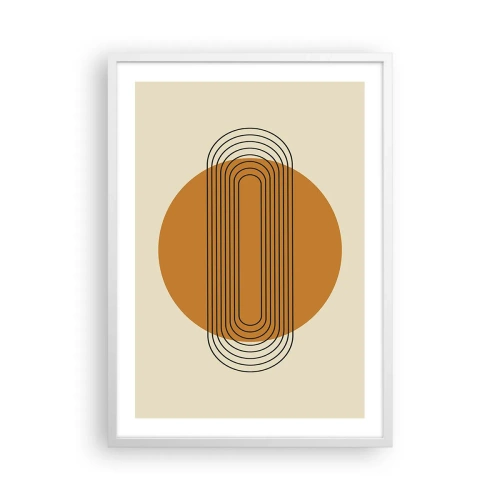 Plakát v bílém rámu - Dokonalý plán - 50x70 cm