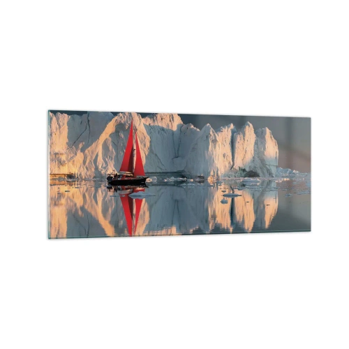 Obraz na skle - Na okraji světa - 120x50 cm