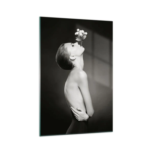 Obraz na skle - Excentrická elegance - 70x100 cm