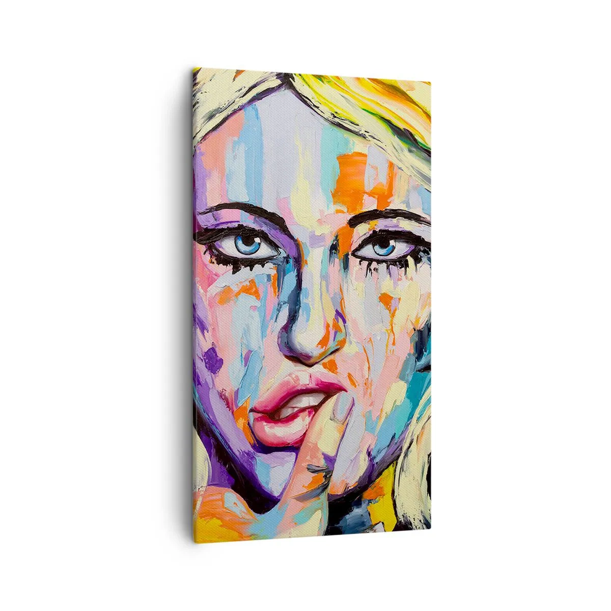 Obraz na plátně - Podívej se jí přímo do očí - 45x80 cm