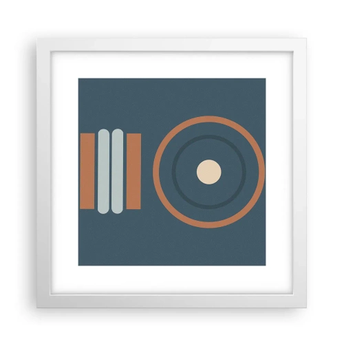 Plakát v bílém rámu - Podstata věcí - 30x30 cm