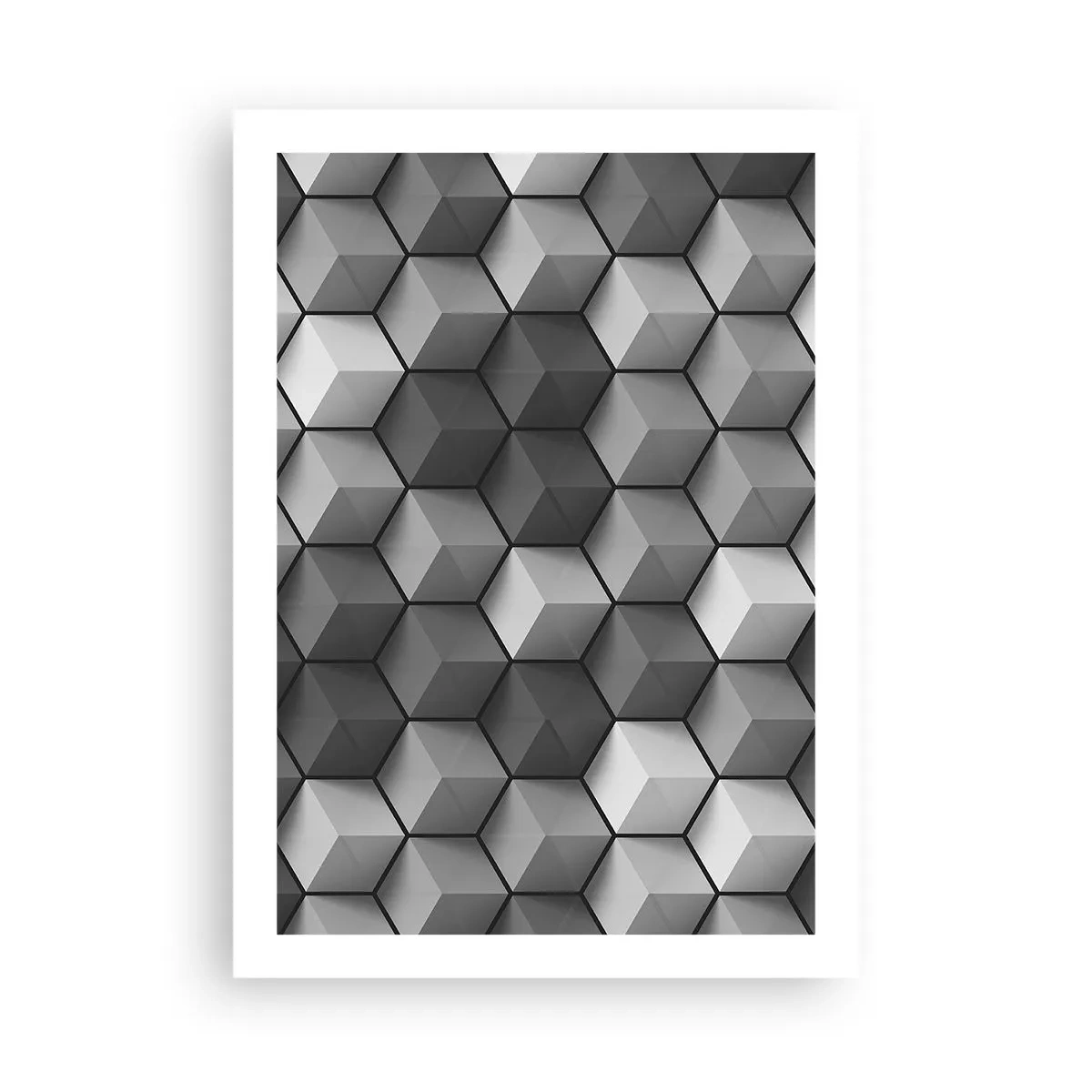 Plakát - Kubistické puzzle - 50x70 cm