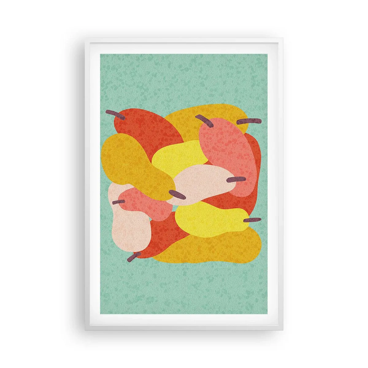 Plakát v bílém rámu - Ochutnejte letní slunce - 61x91 cm