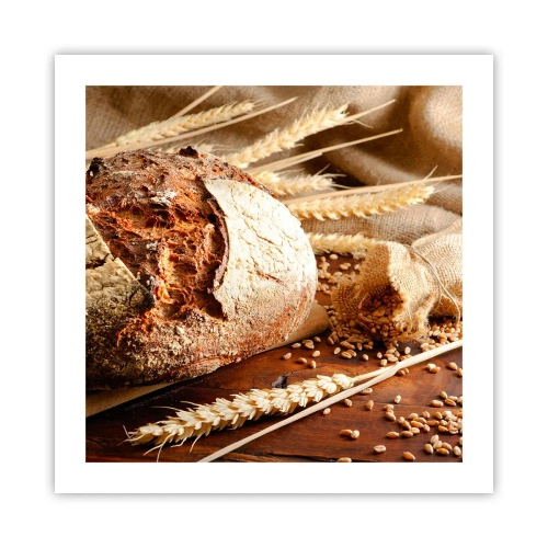 Plakát - Chutný, voňavý, křupavý - 50x50 cm