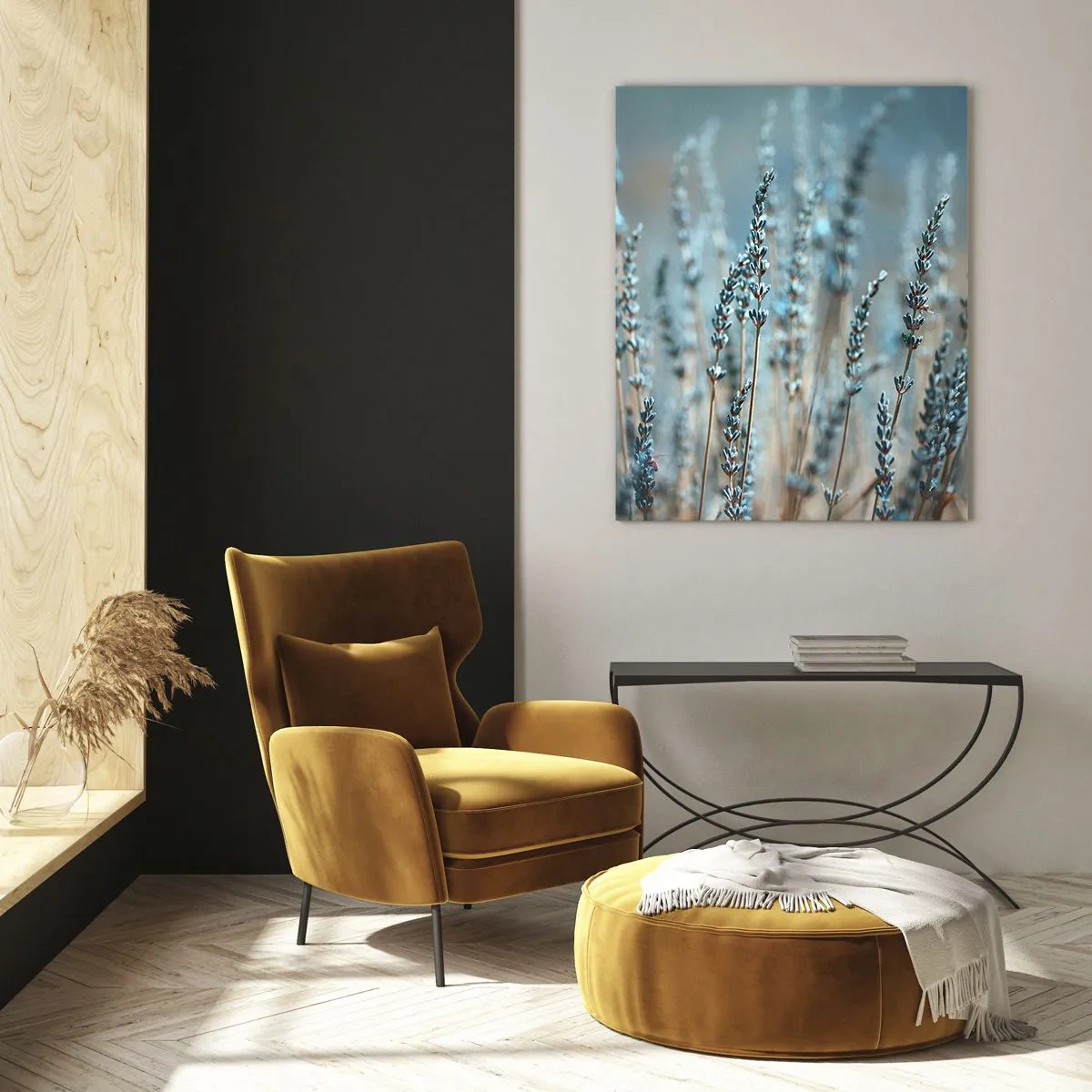 Obraz na skle - Voňavý lán - 50x70 cm