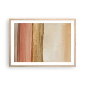 Plakát v rámu světlý dub - Vertikální kompozice - 70x50 cm