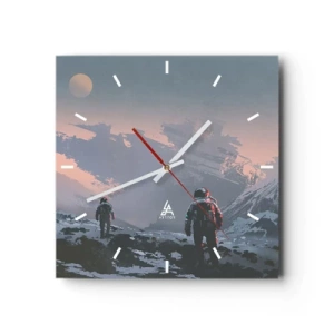 Nástěnné hodiny - Pod neznámou hvězdou - 30x30 cm