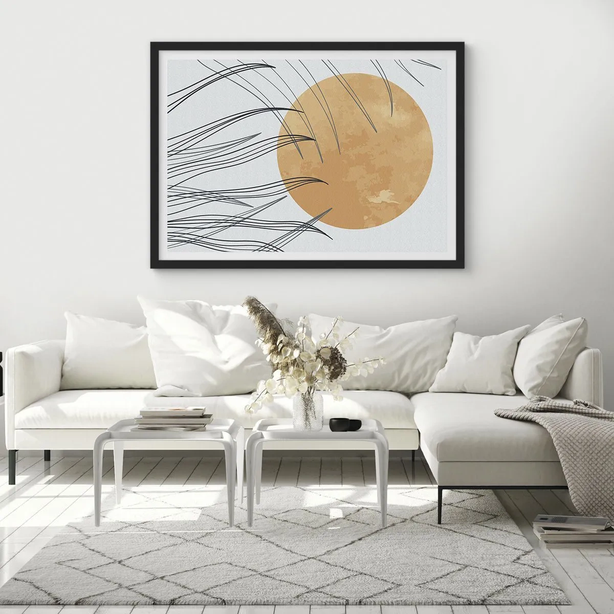 Plakát v černém rámu - Vždy ke slunci - 70x50 cm