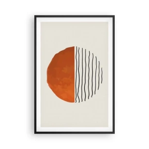 Plakát v černém rámu - V japonské atmosféře - 61x91 cm