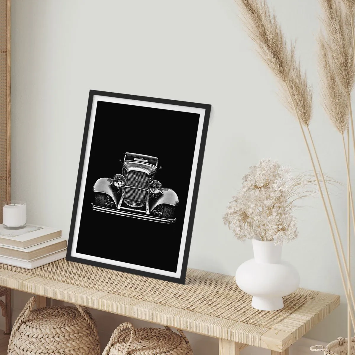 Plakát v černém rámu - Opravdový gentleman - 30x40 cm