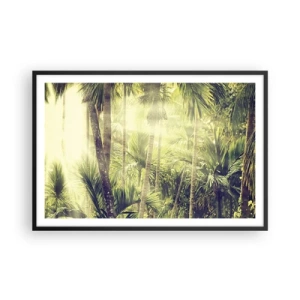 Plakát v černém rámu - V zeleném žáru - 91x61 cm