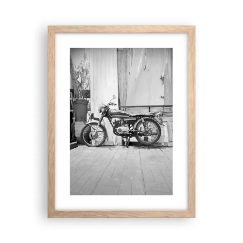 Plakát v rámu světlý dub - Klasika nade vše - 30x40 cm