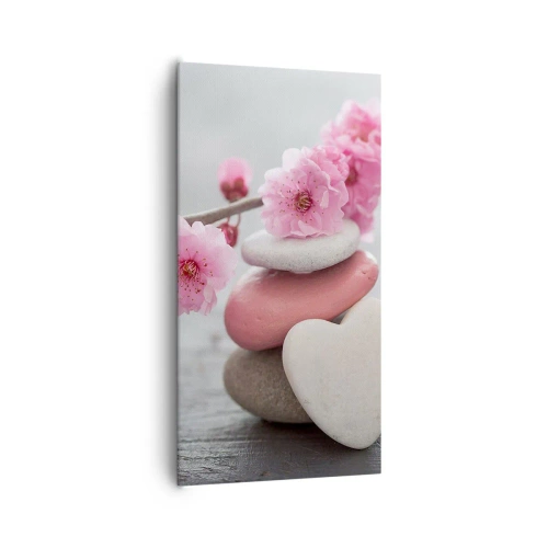 Obraz na plátně - Blaženost s višňovým květem - 65x120 cm