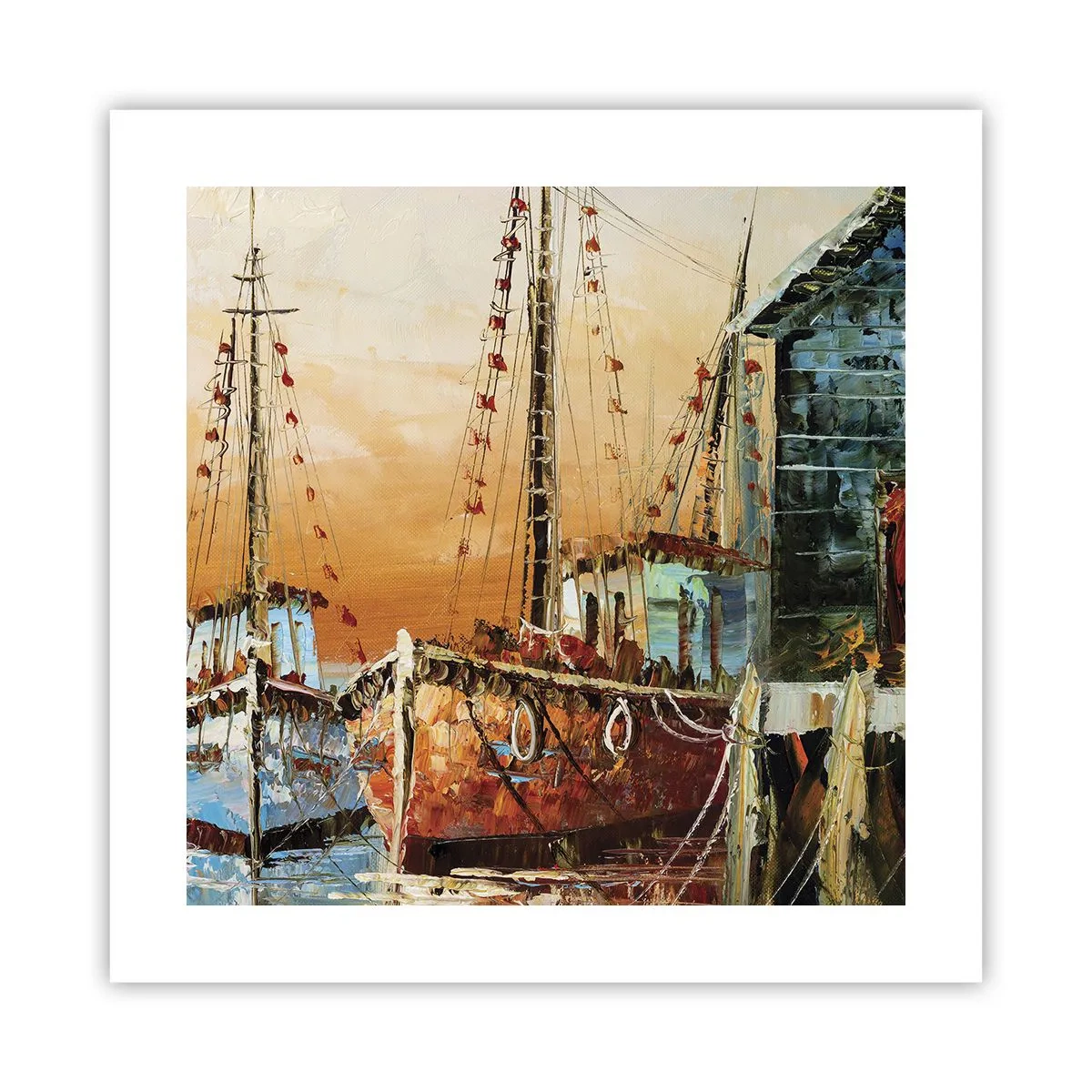 Plakát - Klidný návrat - 40x40 cm