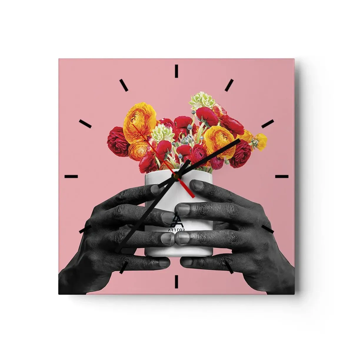 Nástěnné hodiny - Apoteóza života - 40x40 cm