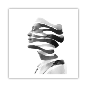 Plakát - Surrealistický portrét - 60x60 cm