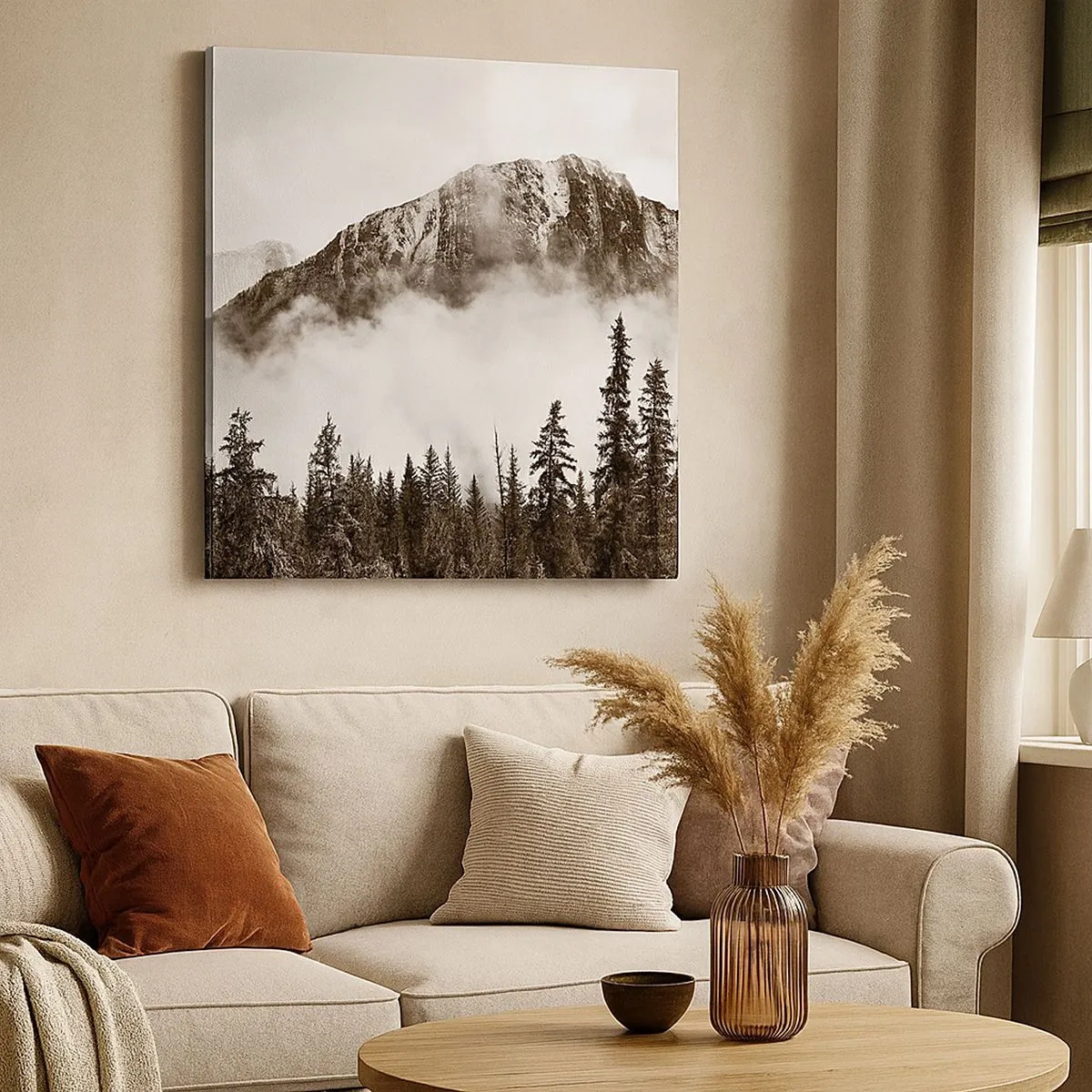 Obraz na plátně - Žulový panovník - 30x30 cm