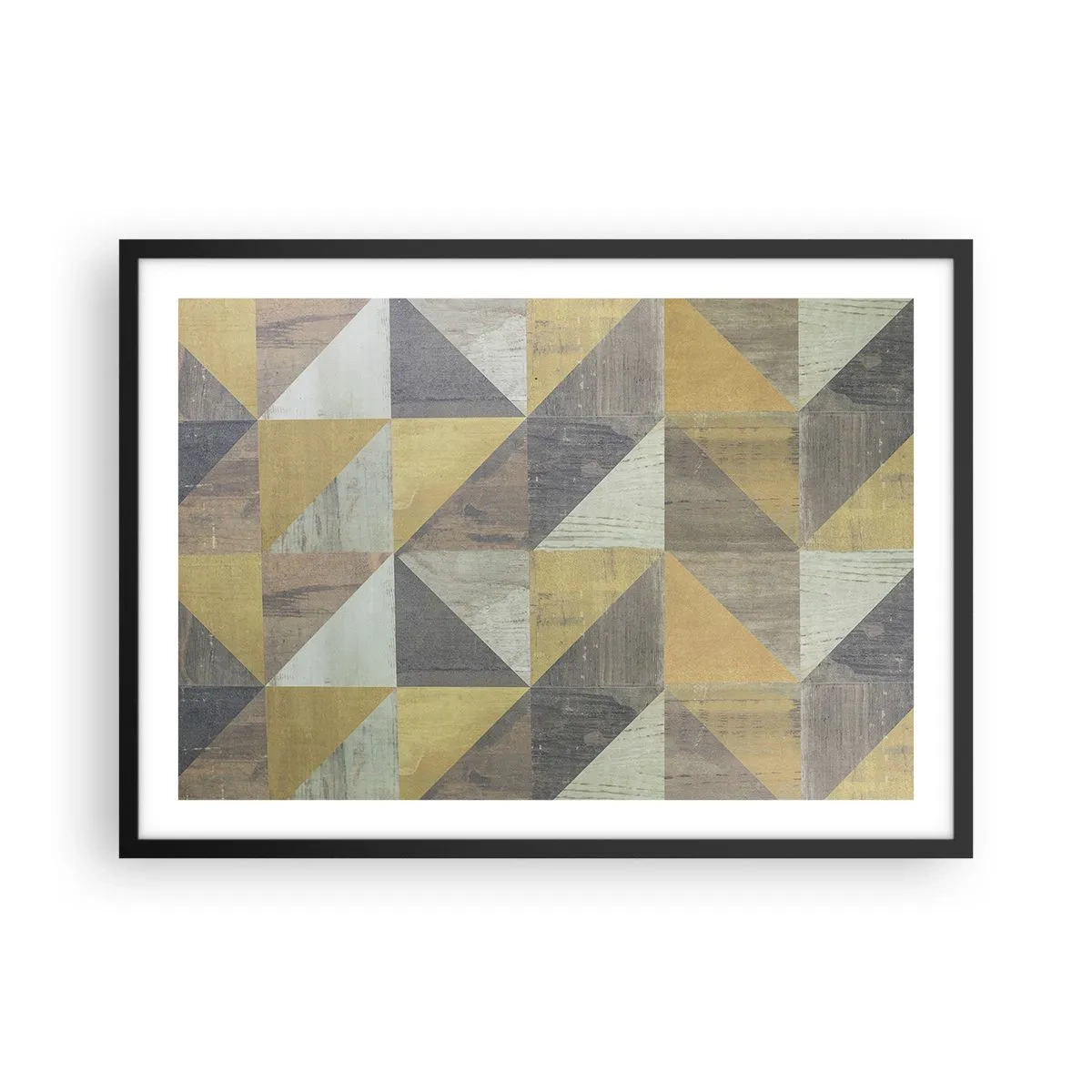 Plakát v černém rámu - V úhlu trojúhelníku - 70x50 cm